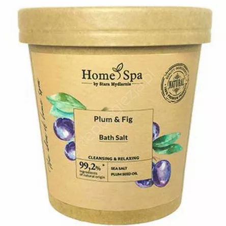 Sól do kąpieli Home Spa Plum & Fig 350g