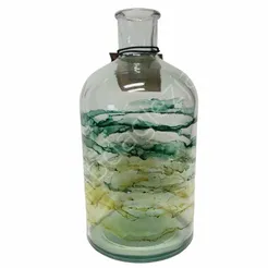 Butelka szklana zielona 11,5x22cm