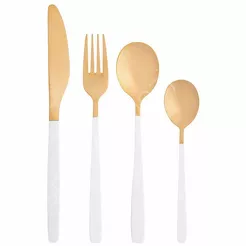 Sztućce 24el. Noble Flok złote