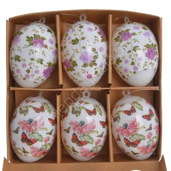 Pisanki zawieszki 6szt
