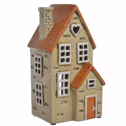 Domek ceramiczny pomarańczowy 