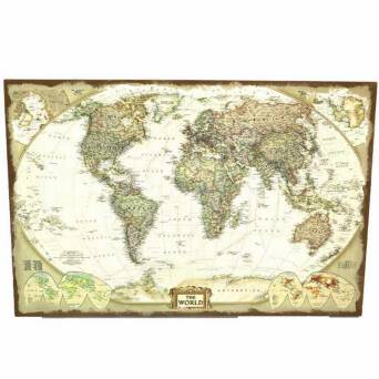 Mapa świata  78x118x3cm