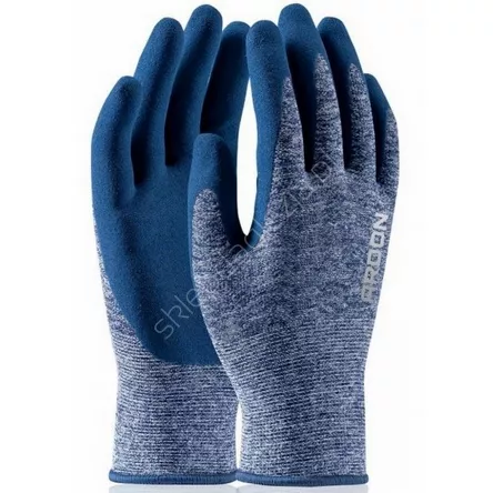 Rękawiczki Antar Nature Touch  8  niebieskie/czerwone