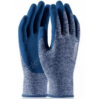 Rękawiczki Antar Nature Touch  8  niebieskie/czerwone