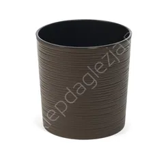 Doniczka Lam MALWA 250mm dłuto mokka
