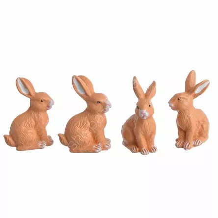 Zając 4szt rudy