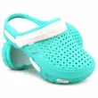 Buty klapki w kwiatki/dziurki damskie 41