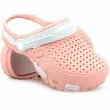 Buty klapki w kwiatki/dziurki damskie 41