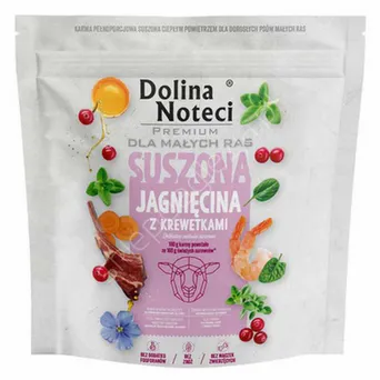 Dolina Noteci 1kg karma suszona małe rasy Jagnięcina z krewetkami