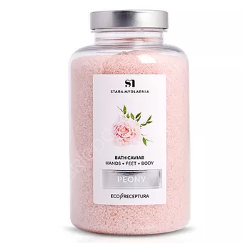 Kawior do kąpieli Eco Receptura Peony 340g
