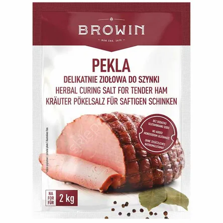 Peklosól  Pekla delikatnie ziołowa do szynki 75g