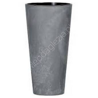 Doniczka Pr Tubus Slim Beton Effect 150 marengo