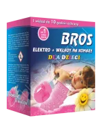 Elektro + na komary dla dzieci 10 wkł