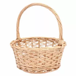 Wiklina Koszyk rattanowy 22x22x12/30cm z rączką naturalny