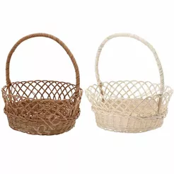 Koszyk ratanowy owalny 29x25x30cm