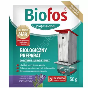 Preparat do latryn i suchych toalet 50g