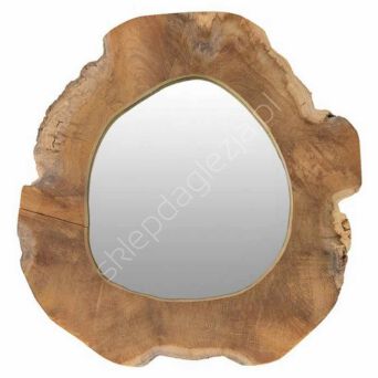 Lustro w drewnie 38x4cm