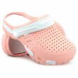 Buty klapki w kwiatki/dziurki damskie 40