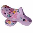 Buty klapki w kwiatki/dziurki damskie 40