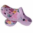 Buty klapki w kwiatki/dziurki damskie 40