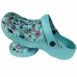 Buty klapki w kwiatki/dziurki damskie 40