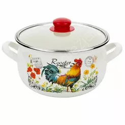 Garnek emalia Kogucik 4L