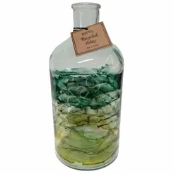 Butelka szklana zielona 13,5x28cm