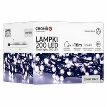 Lampki 200 LED białe zimne Cherry Ball dł. 3+16m