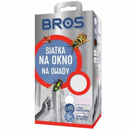 Siatka na okno 150*180cm biała Bros