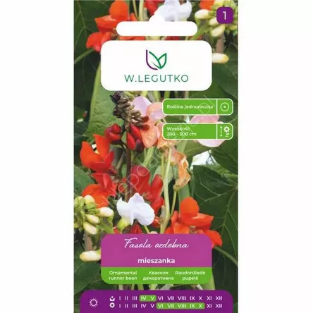 Fasola ozdobna mix 10,00g  L