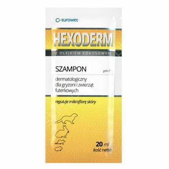 Szampon Hexoderm 20ml saszetka gryzoń