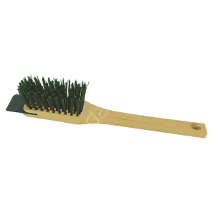 Szczotka ze skrobakiem do kosiarki