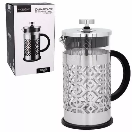 Zaparzacz tłokowy do herbaty i kawy1000ml