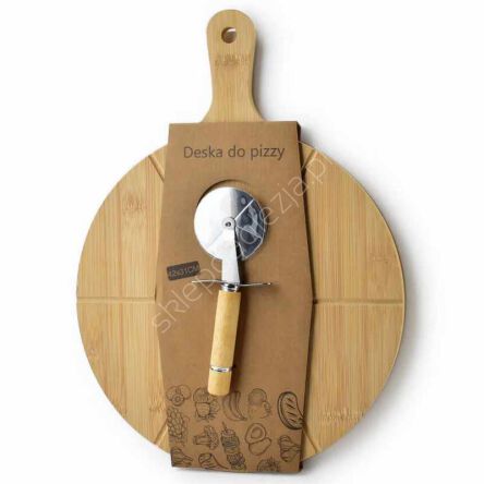Deska do pizzy z krajaczem 42*31cm