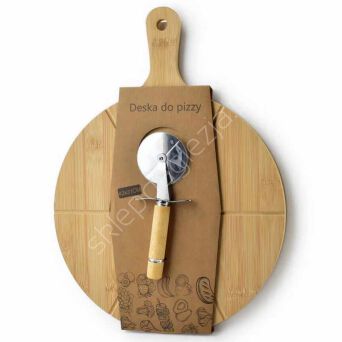 Deska do pizzy z krajaczem 42*31cm