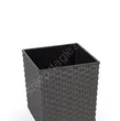 Doniczka Lamela Juka 250x250 rattan grafik metalik