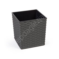 Doniczka Lam Juka 250x250 rattan grafik metalik