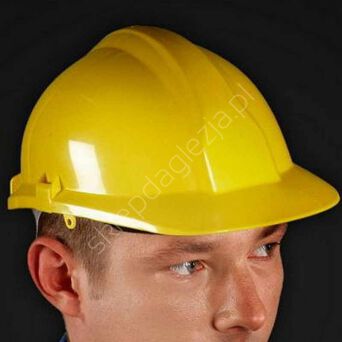 Kask ochronny żółty