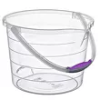 Wiadro transparentne z podziałką 10L 3101