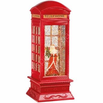Budka telefonicza z Mikołajem 27cm