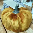 Dynia materiałowa złoto pomarańczowa 11cm