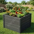 Grządka warzywna IBPS166 Antracyt