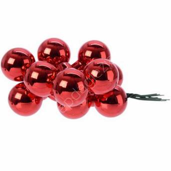Pik bombka 25mm czerwony