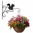 Wieszak metalowy na doniczkę Wiewiórka 30x28cm
