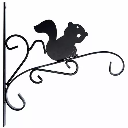 Wieszak metalowy na doniczkę Wiewiórka 30x28cm