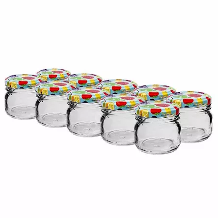 Słoik  0,30l z zakrętką fi43- 10szt