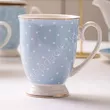 Kubek na stopce Natalie 300ml niebieski