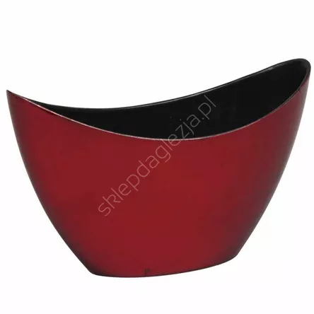 Łódka dekoracyjna 24x10x14cm czerwona