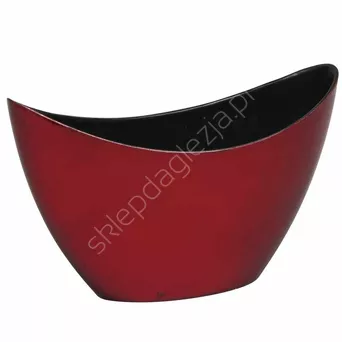 Łódka dekoracyjna 24x10x14cm czerwona