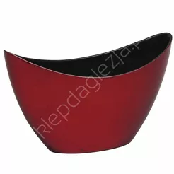 Łódka dekoracyjna 24x10x14cm czerwona